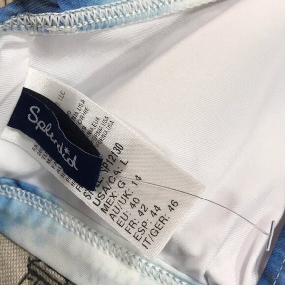 Splendid High Tide Halter Bra Bikini Top - Picture 5 of 7